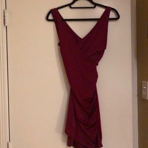 Bodycon red dress